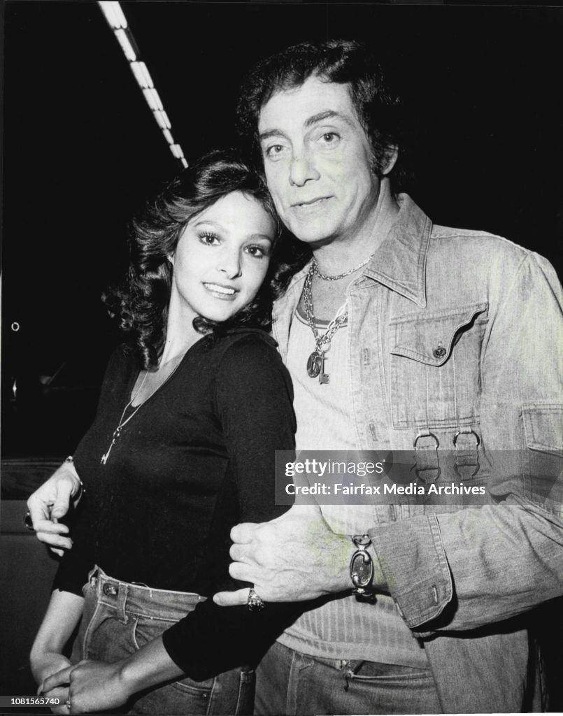 Editor and Publisher of 'Penthouse' magazine Mr Bob Guccione and pet of the year Bebbie Zullo who arrived from overseas for the opening of the Australian Penthouse, they are pictured at Sydney Airport after their arrival.Editor and Publisher of 'Penthouse