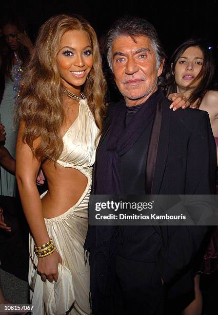 Beyonce Knowles and Roberto Cavalli