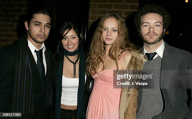 Wilmer Valderrama, Marilyn Valderrama, Bijou Phillips and Danny Masterson