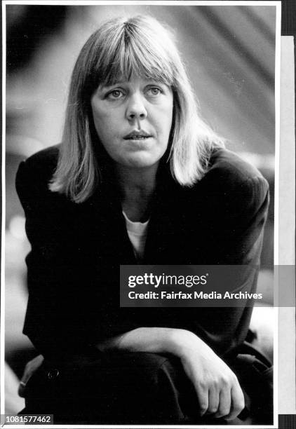 Emma Soames, grand daughter of Winston Churchill at the Regent Hotel. March 03, 1987. .