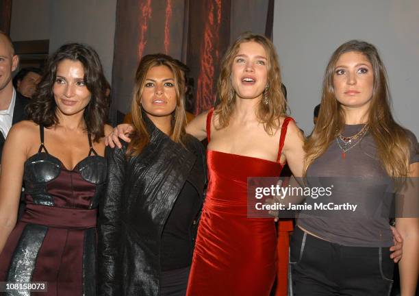 Astrid Munoz, Eva Mendes, Natalia Vodianova and Stella Schnabel