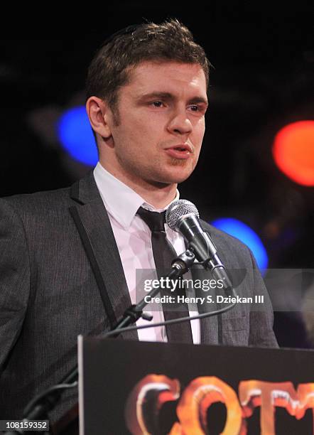 Professional boxer Yuri Foreman attends the Bob Arum and Don King press conference to announce Miguel Cotto vs. Ricardo Mayorga at B.B. King Blues...