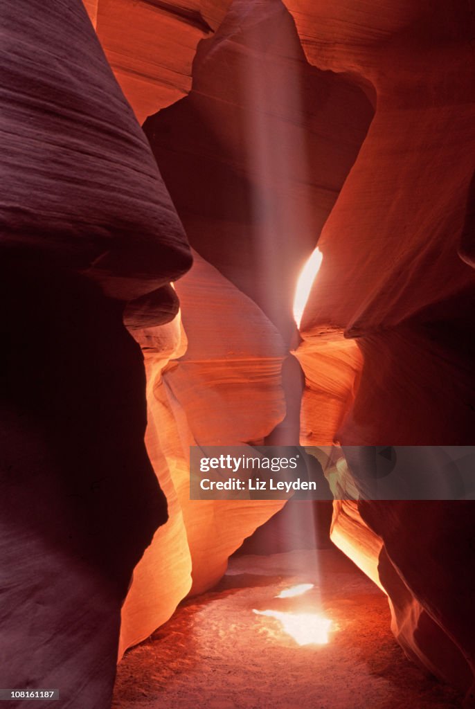 Shaft of Light, Upper Antelope Canyon, Page, Arizona, USA
