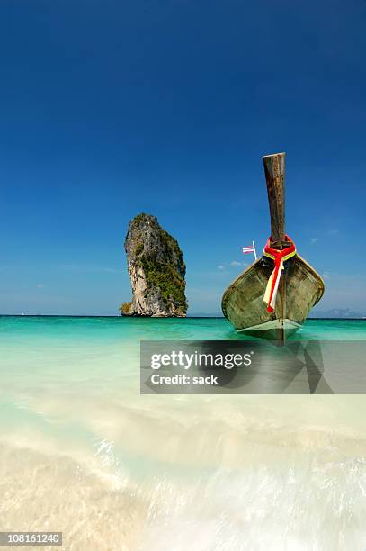 thai beach scene - koh poda stock pictures, royalty-free photos & images