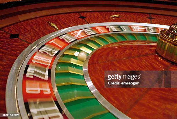 roulette - las vegas casino stock pictures, royalty-free photos & images