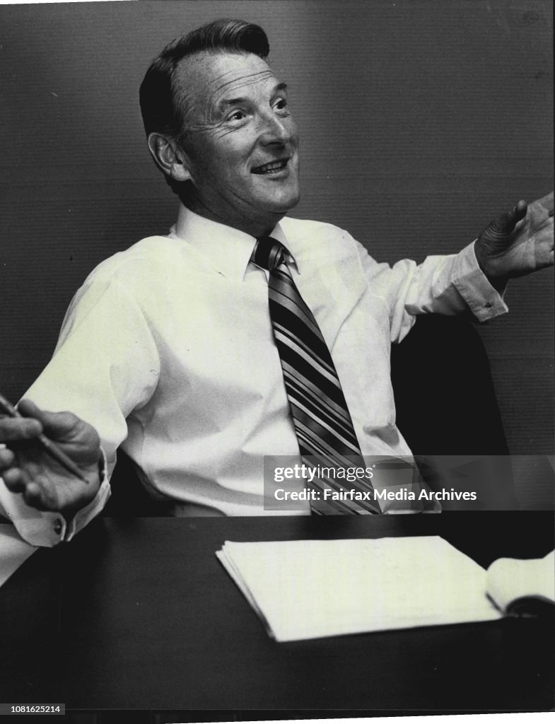 Roger Climpson, who will give his final news broadcast for channel 7 on Friday, October 2.