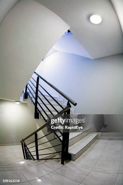 escher staircase - esher stock pictures, royalty-free photos & images