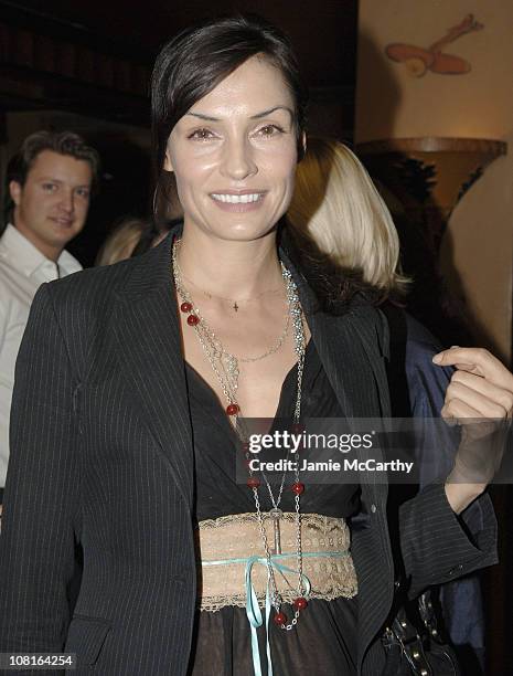 Famke Janssen during Allure Magazine Editor-in-Chief Linda Wells Hosts Party for Photographer Michael Thompson's Book Images at Bemelmans Bar, The...