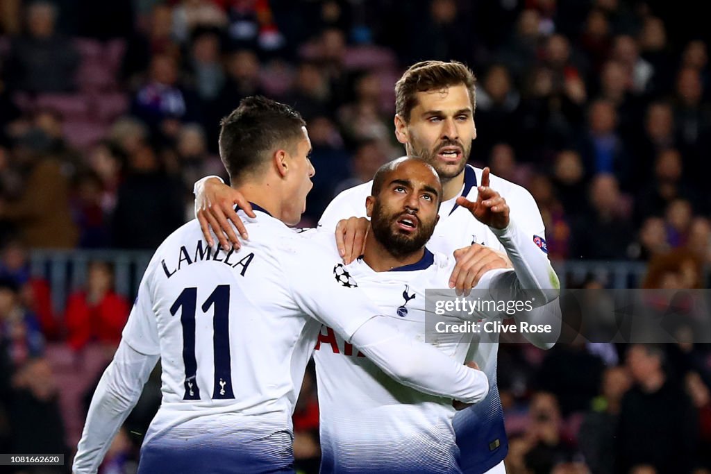 FC Barcelona v Tottenham Hotspur - UEFA Champions League Group B