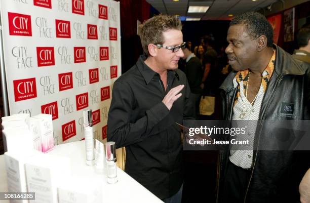 Chad Wright and Billy Preston during City Face, GRAMMY's Official Talent Lounge at City Cosmetics Green Room - Day One at Staples Center in Los...