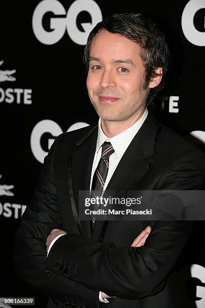 Presenter Yann Barthes attends the 'GQ Man of the year 2010' at Shangri-La Hotel Paris on January 19, 2011 in Paris, France.