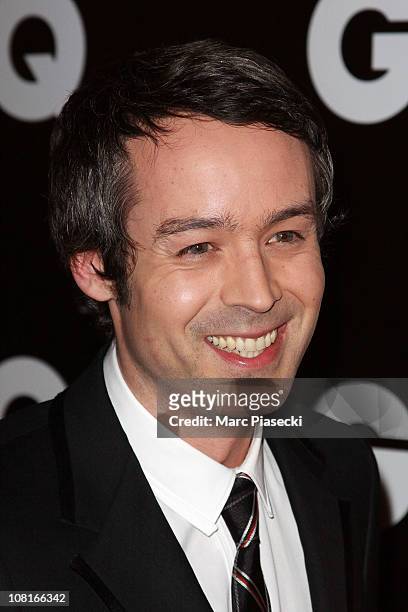 Presenter Yann Barthes attends the 'GQ Man of the year 2010' at Shangri-La Hotel Paris on January 19, 2011 in Paris, France.
