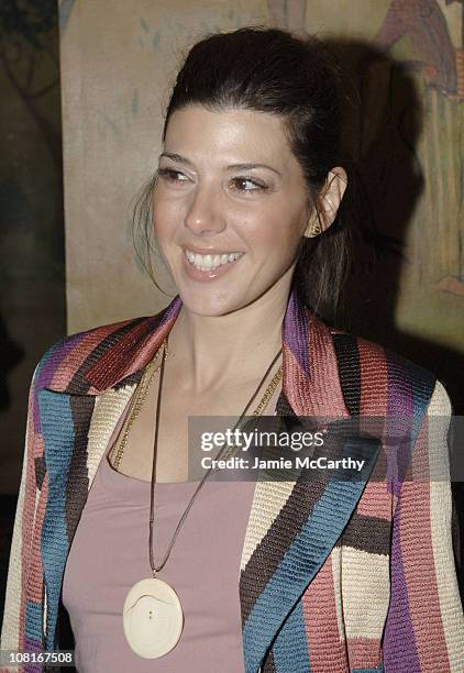 Marisa Tomei during Allure Magazine Editor-in-Chief Linda Wells Hosts Party for Photographer Michael Thompson's Book Images at Bemelmans Bar, The...