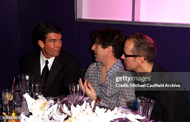 Jerry O'Connell and Alan Cumming during 2005 InStyle/Warner Bros. Golden Globes Party - Inside at The Palm Court at the Beverly Hilton in Beverly...