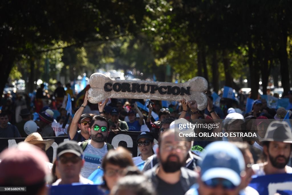 GUATEMALA-CORRUPTION-UN-CICIG-PROTEST