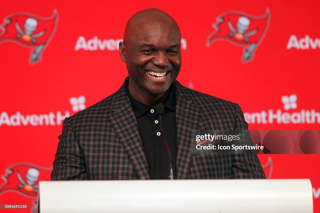 NFL: JAN  11 Bucs Coaches Press Conference