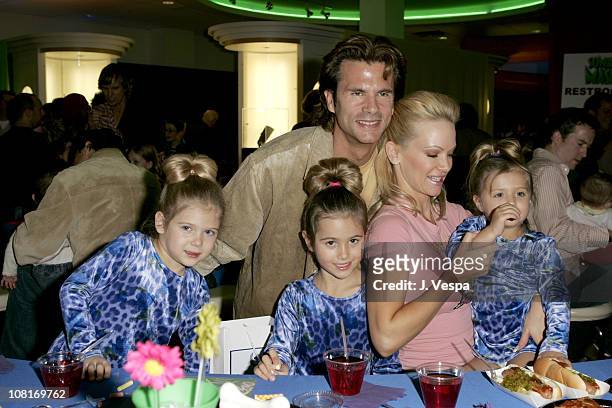 Lorenzo Lamas and family during Son of the Mask Los Angeles Premiere - After Party at The Grove in Los Angeles, California, United States.