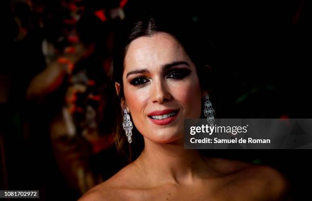 Mar Saura attends the Elle Christmas Party on December 12, 2018 in Madrid, Spain.