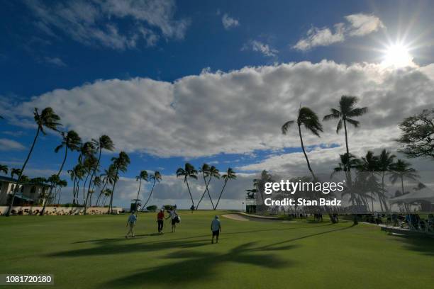 Course scenic view of the 16th hole during the third round of the Sony Open in Hawaii at Waialae Country Club on January 12, 2019 in Honolulu, Hawaii.