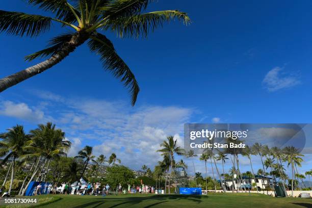 Course scenic view of the 17th hole during the third round of the Sony Open in Hawaii at Waialae Country Club on January 12, 2019 in Honolulu, Hawaii.