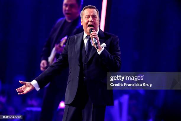 Roland Kaiser during the television show 'Schlagerchampions - Das grosse Fest der Besten' at Velodrom on January 12, 2019 in Berlin, Germany.