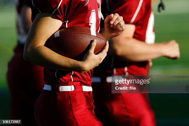 football team - american football sport stock pictures, royalty-free photos & images