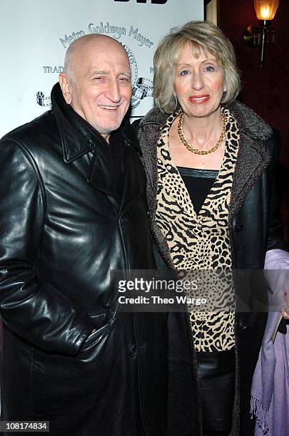 Dominic Chianese and Jane Pittson during Raging Bull 25th Anniversary and Collector's Edition DVD Debut at Ziegfield / Cipriani in New York City, New...