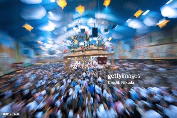 party at the octoberfest - the party inside stock pictures, royalty-free photos & images