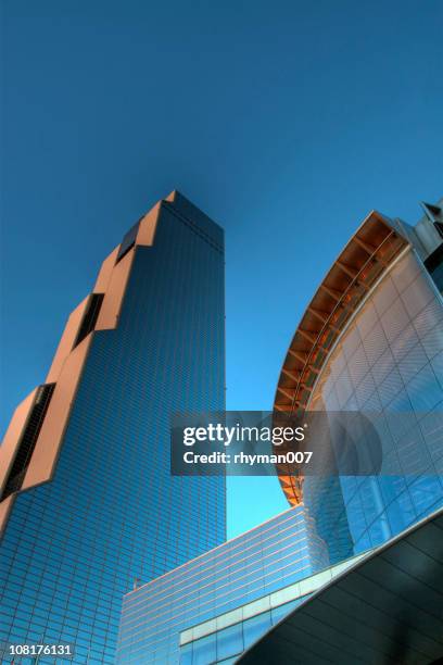 modern architecture skyscraper - seoul stockfoto's en -beelden