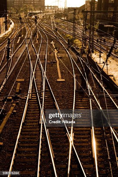 Railway Tracks High-Res Stock Photo