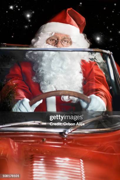 nicolas' new sleigh - driver front view stock pictures, royalty-free photos & images