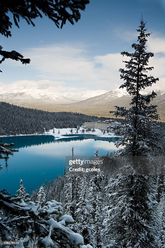 Lake Louise Winter Morning