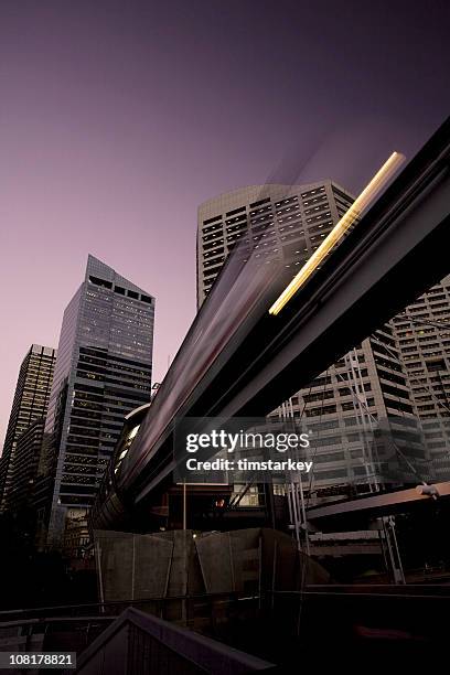 sydney monorail - darling harbour stock pictures, royalty-free photos & images