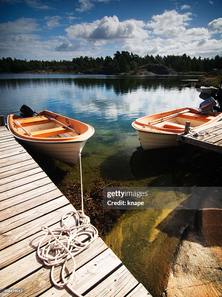 Boat Dock on Ocean