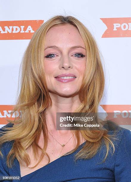Actress Heather Graham attends a screening of "Portlandia" at The Edison Ballroom on January 19, 2011 in New York City.