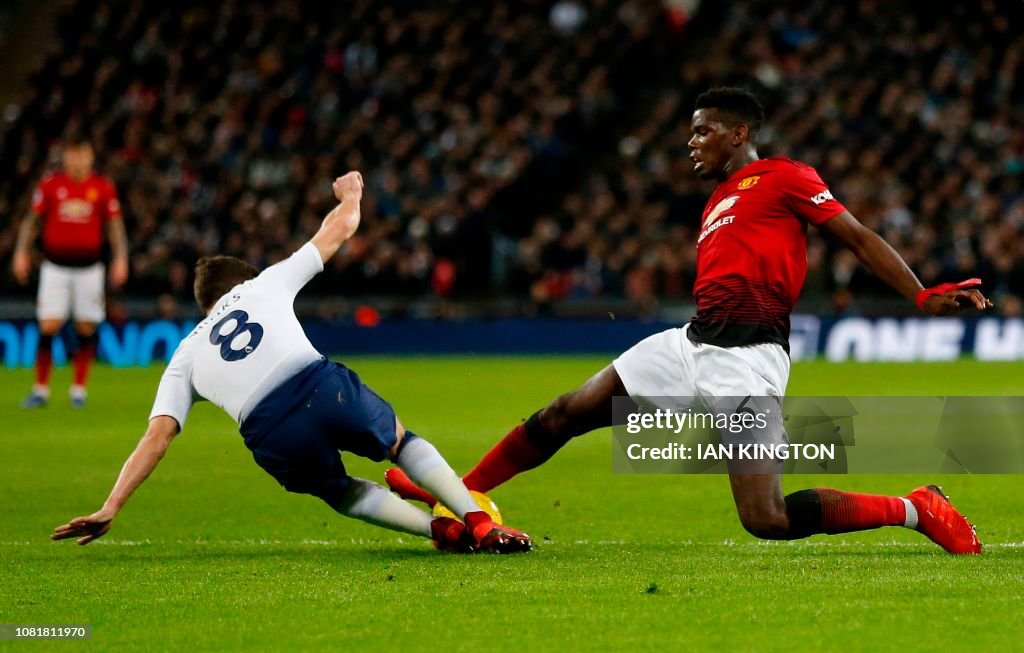 TOPSHOT-FBL-ENG-PR-TOTTENHAM-MAN UTD