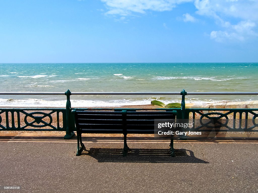 Bench with a sea view