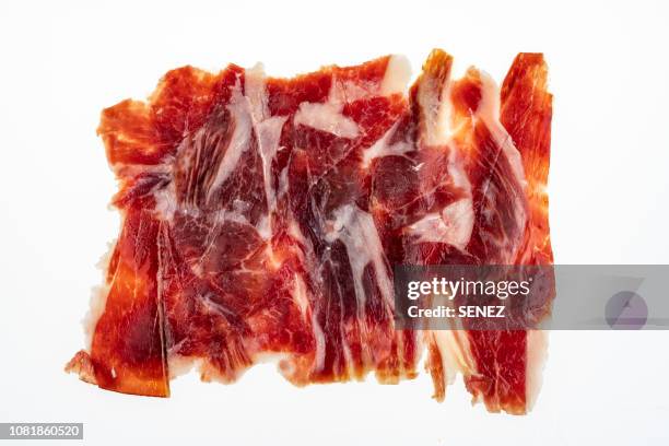 spanish ham - jamón serrano fotografías e imágenes de stock