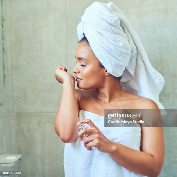 i love smelling good - toiletries stock pictures, royalty-free photos & images