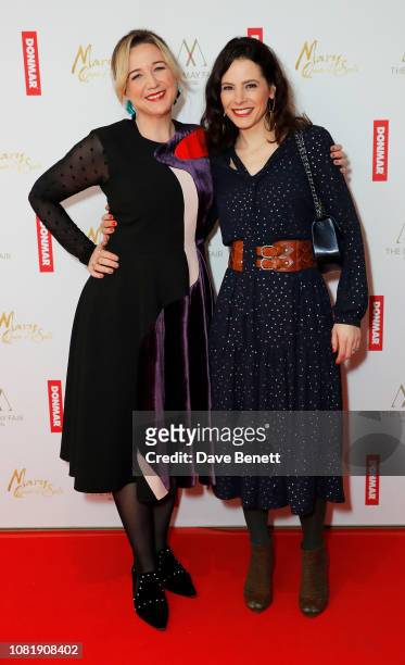 Josie Rourke and Elaine Cassidy attend a benefit screening hosted by Donmar Warehouse for their Artistic Director, Josie Rourke's debut film 'Mary...
