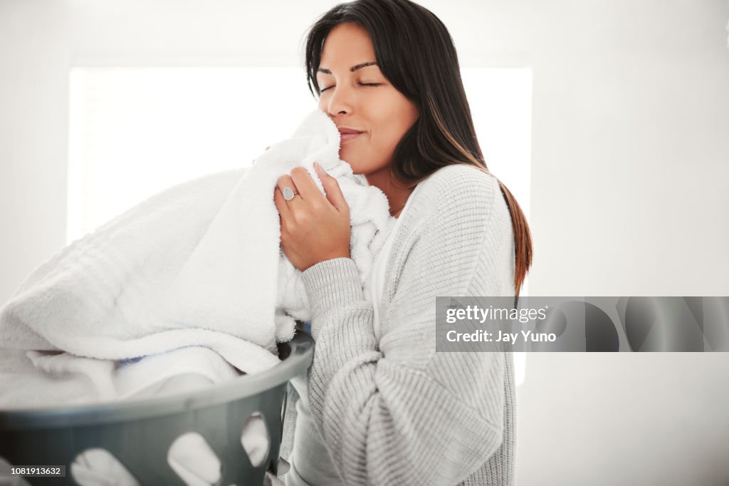 Ich liebe es, wenn meine Wäsche gut riecht