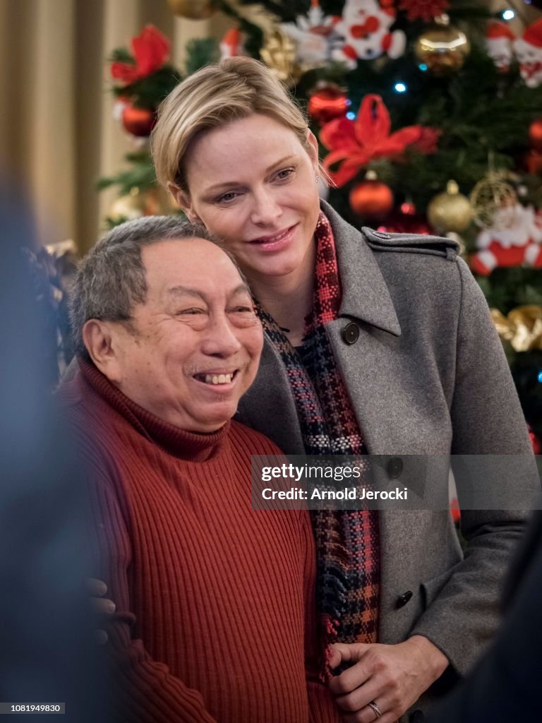 Christmas Gifts Distribution At Monaco Red Cross In Monte-Carlo