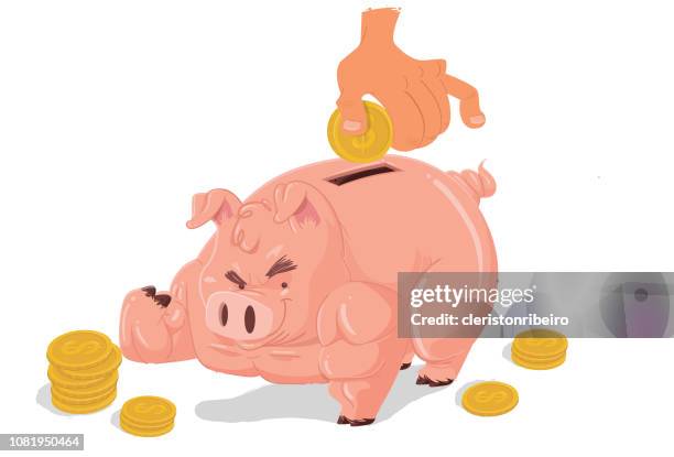 strong economy - economia stock illustrations