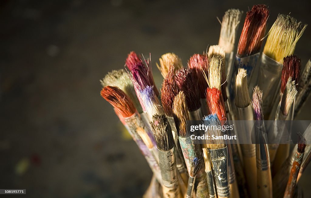 Old School Paintbrushes