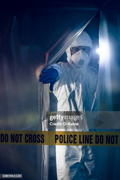 forensic science - police flashlight stock pictures, royalty-free photos & images