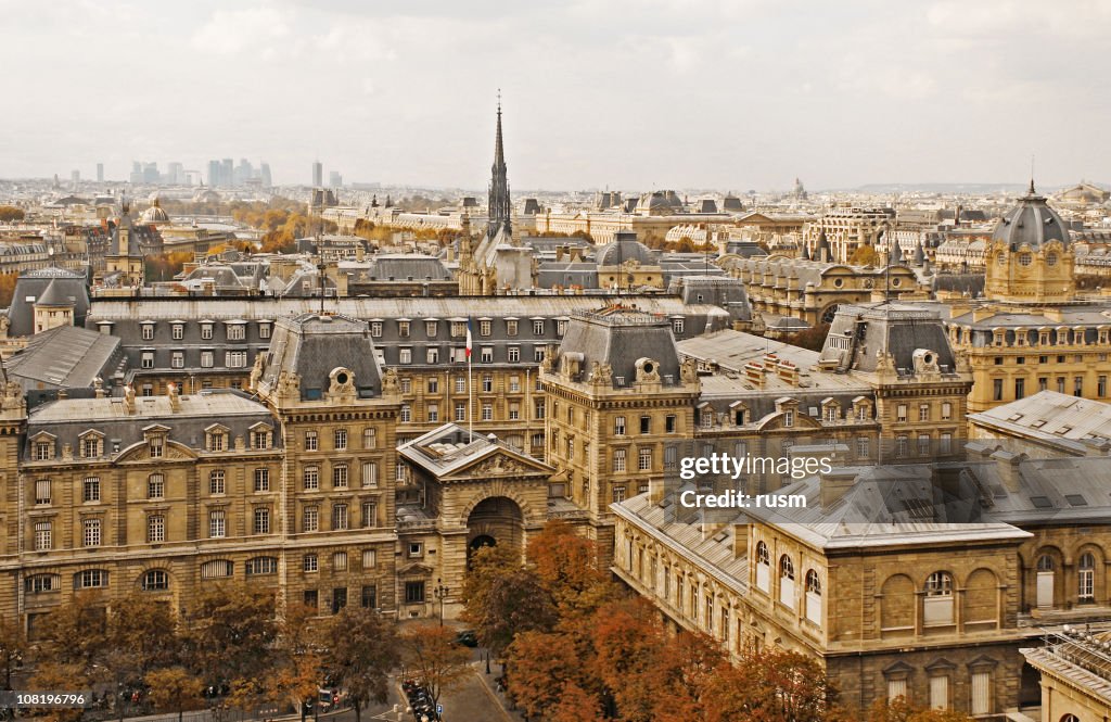 Paris roofs