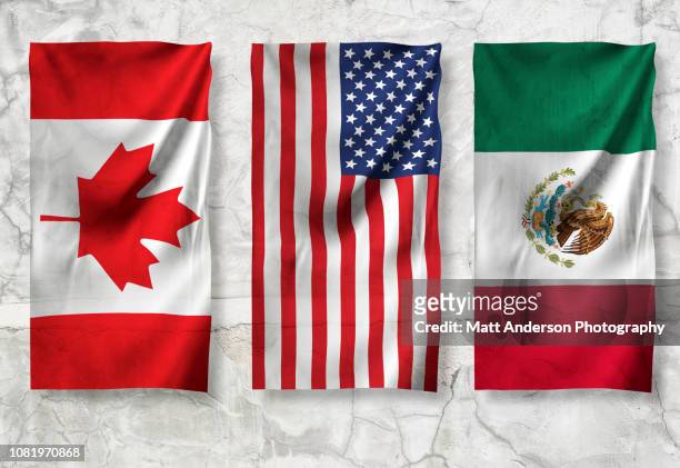 usa canada mexico flag 8k resolution on texture v11 - mid atlantic bundesstaaten der usa stock-fotos und bilder