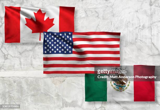 usa canada mexico flag 8k resolution on texture v10 - mid atlantic bundesstaaten der usa stock-fotos und bilder