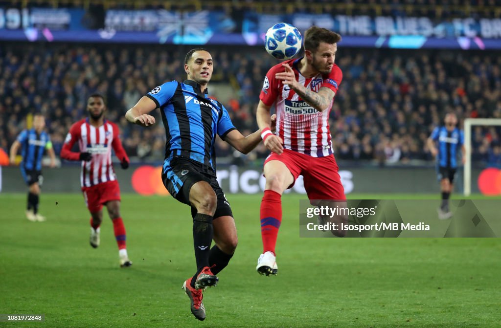 Club Brugge v Club Atletico de Madrid - UEFA Champions League Group A