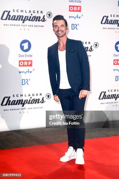 Florian Silbereisen during the television show 'Schlagerchampions - Das grosse Fest der Besten' at Velodrom on January 12, 2019 in Berlin, Germany.